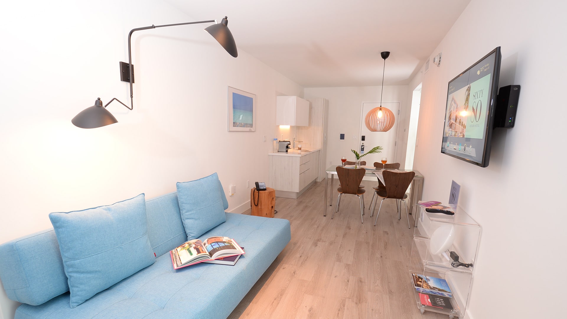 Living room for Urban one bedroom