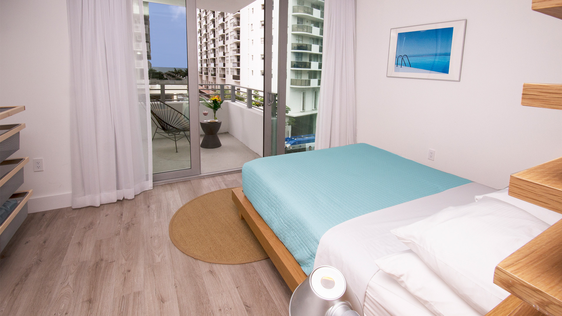 Penthouse oceanside studio with balcony-2