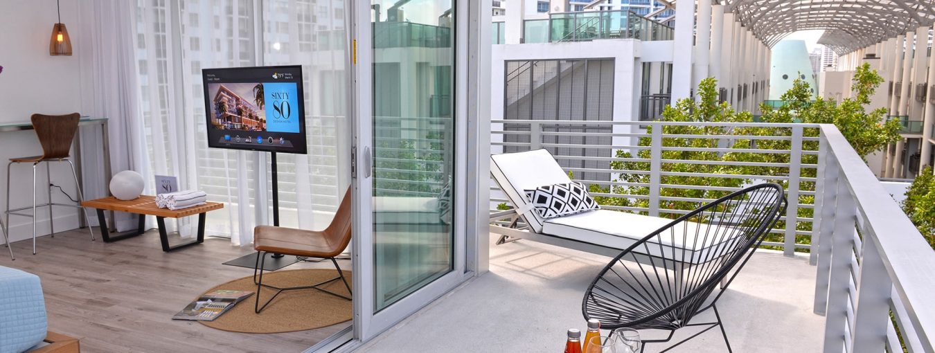 Penthouse corner studio with balcony-1-min